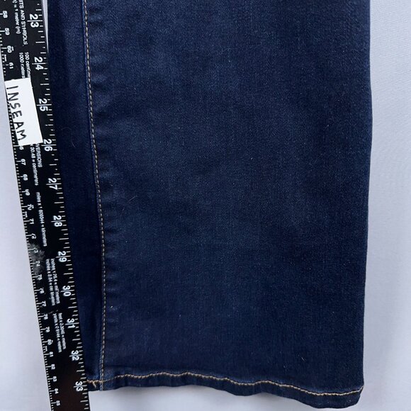 New York Company Curvy Bootcut Jeans Womens Size 18 Tall Mid Rise Blue - Picture 10 of 13
